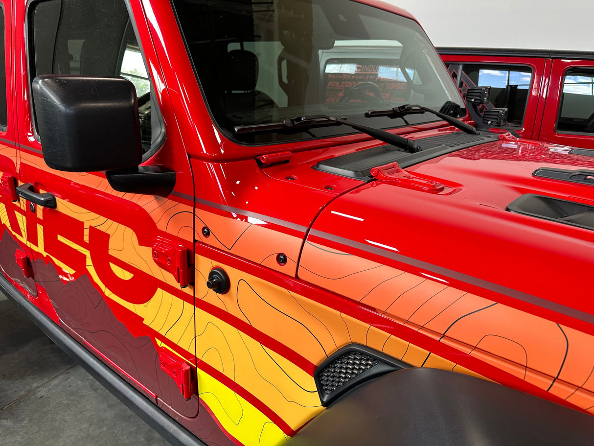 JL-JT A-Pillar Single Surface Light Mount