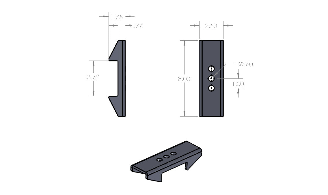 Rockwell Spring Perch, 2.5" Springs