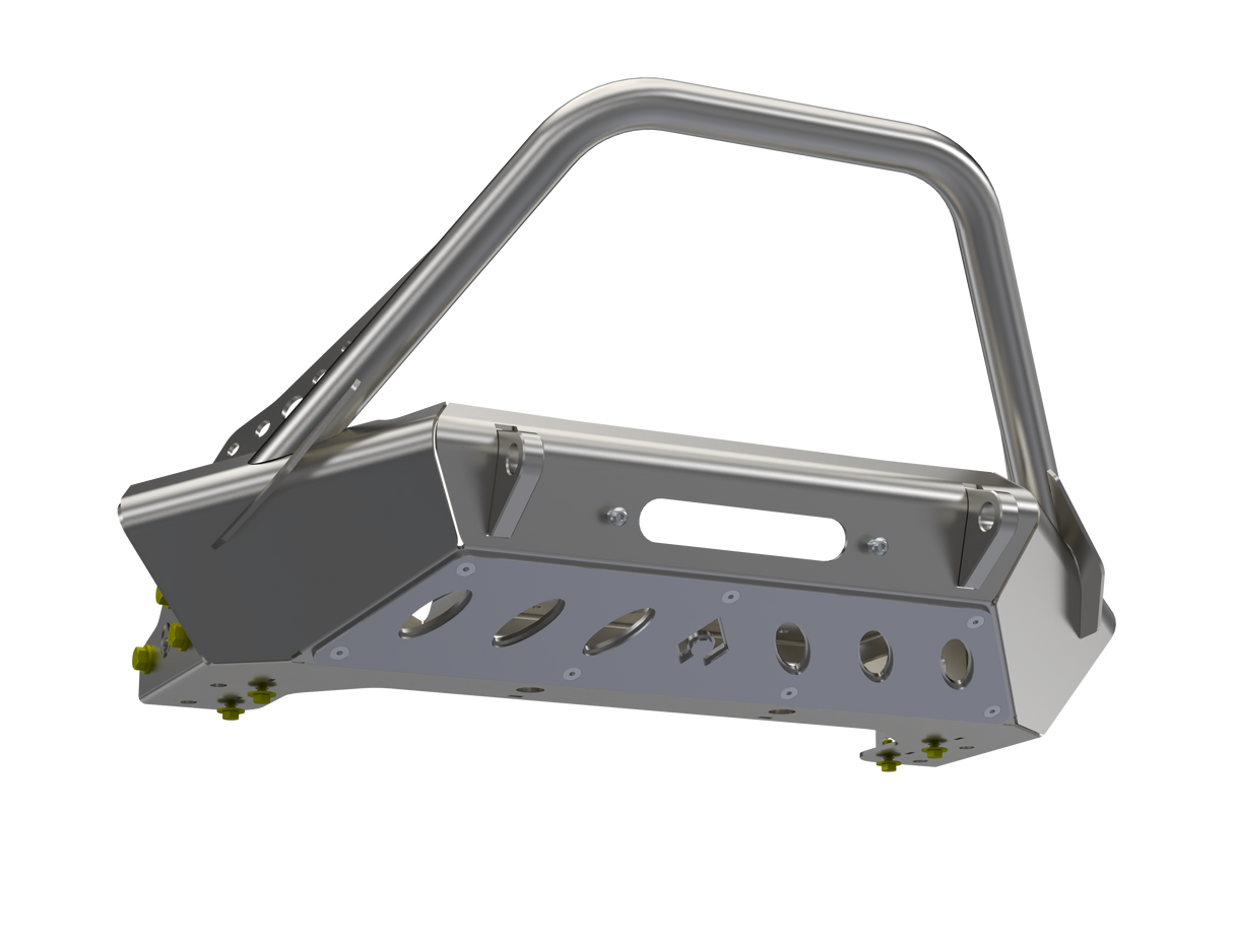 JK JL JT HIGH CLEARANCE FRONT BUMPER with HOOP