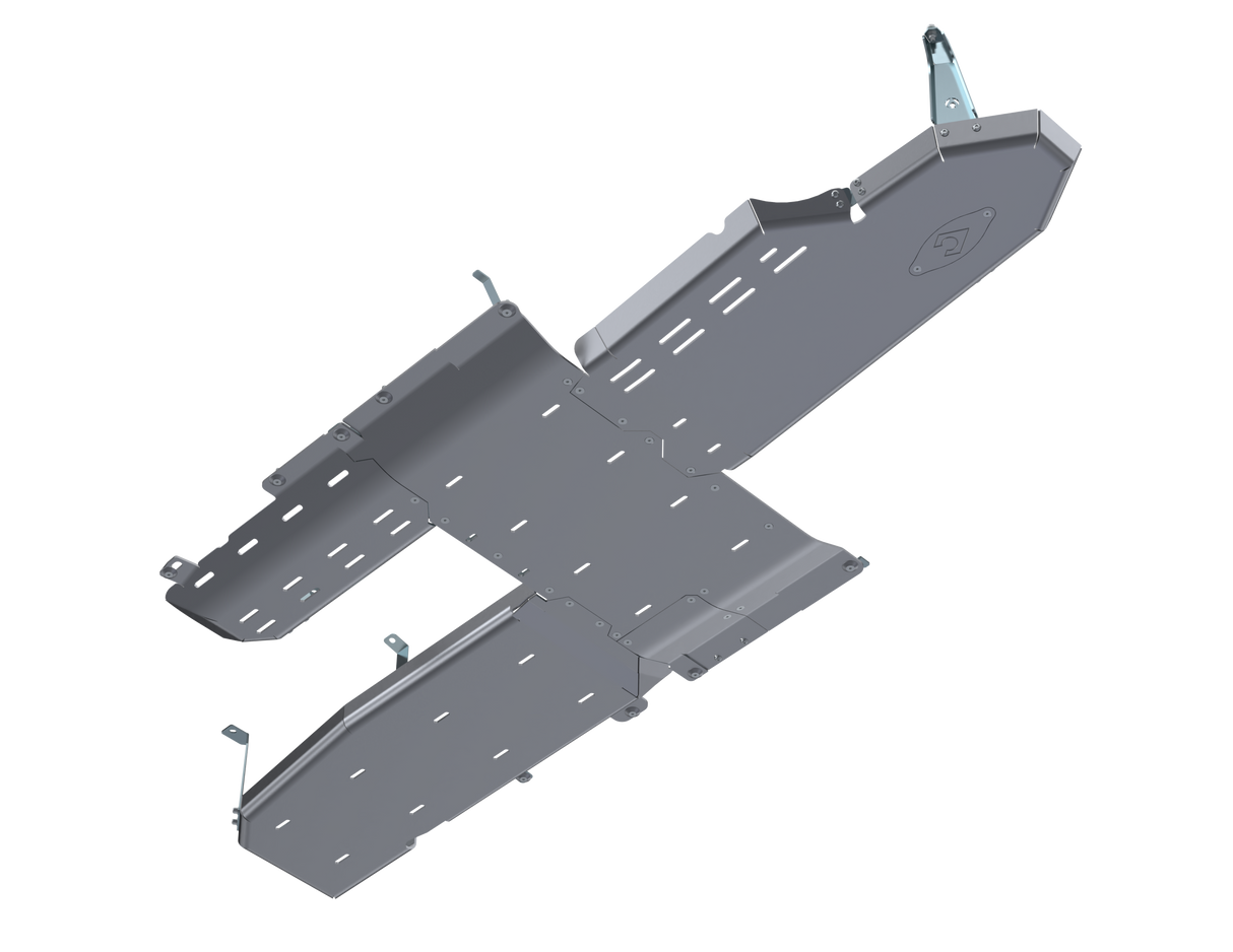 JLU Full Bellypan With Oil Door -  4 door 3.0L Diesel ALUMINUM