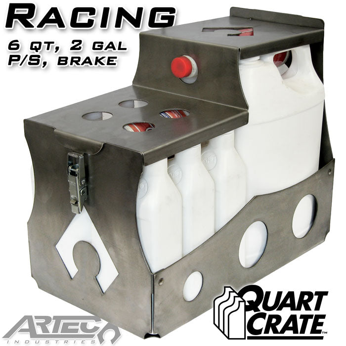 Racing Quart Crate - 6 qts, brake, P-S, 2 gallons