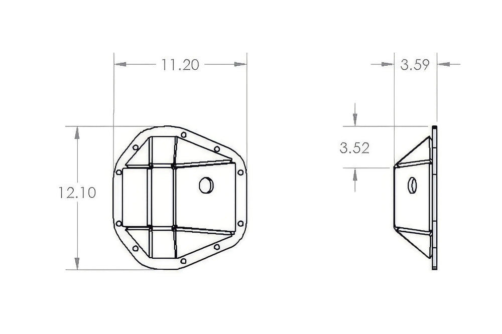 Dana 60 / Dana 70 Differential Cover