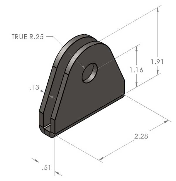 Limit Strap/Seat Belt Bracket