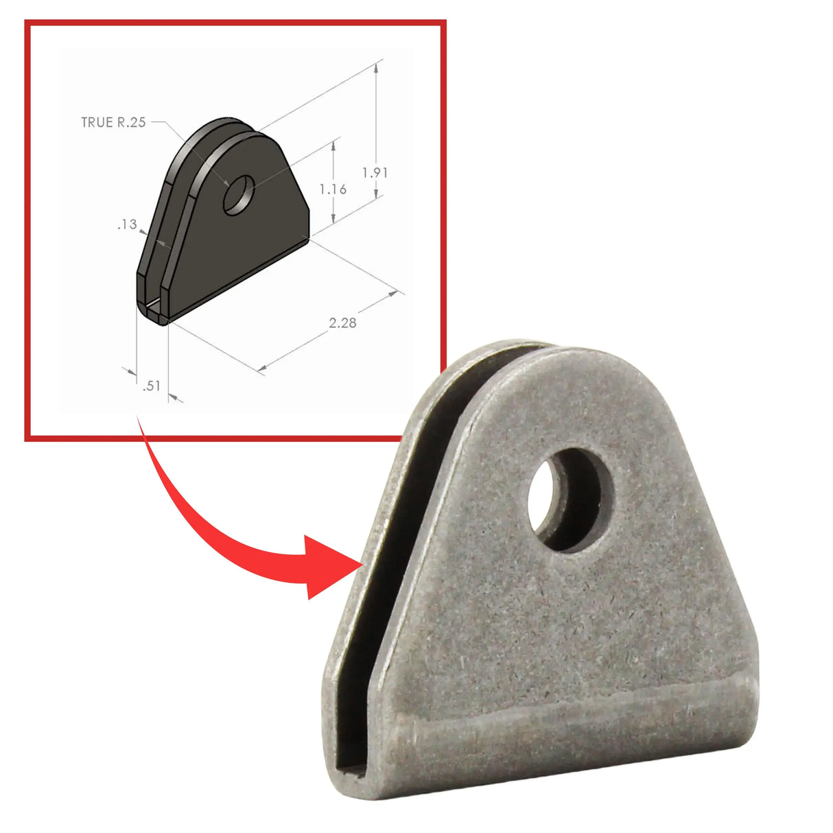 Limit Strap/Seat Belt Bracket