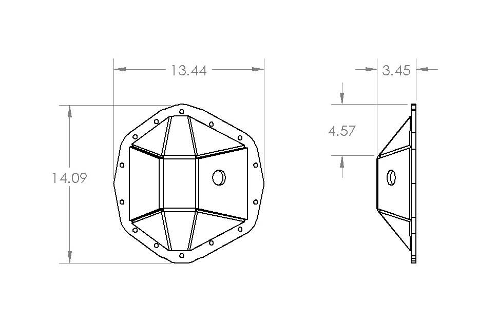 GM / Dodge AAM 11.50 Differential Cover