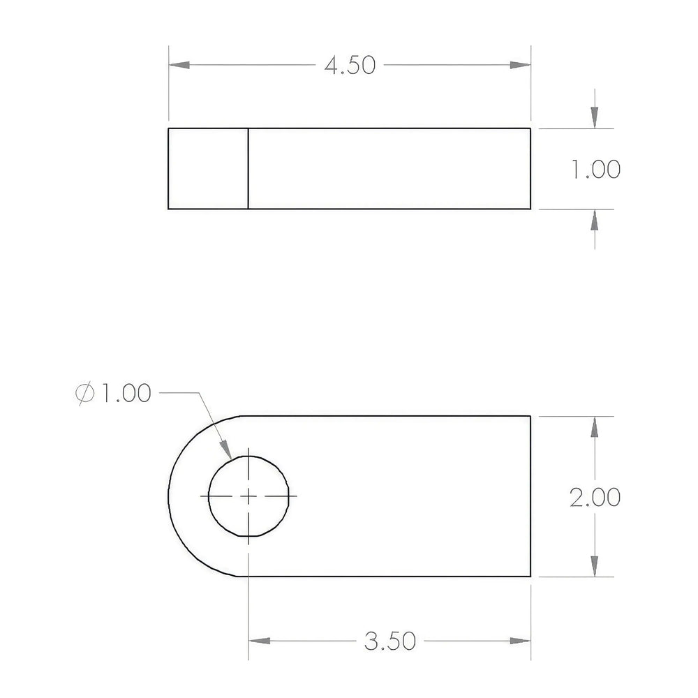 Weld-On Bumper Clevis Mount