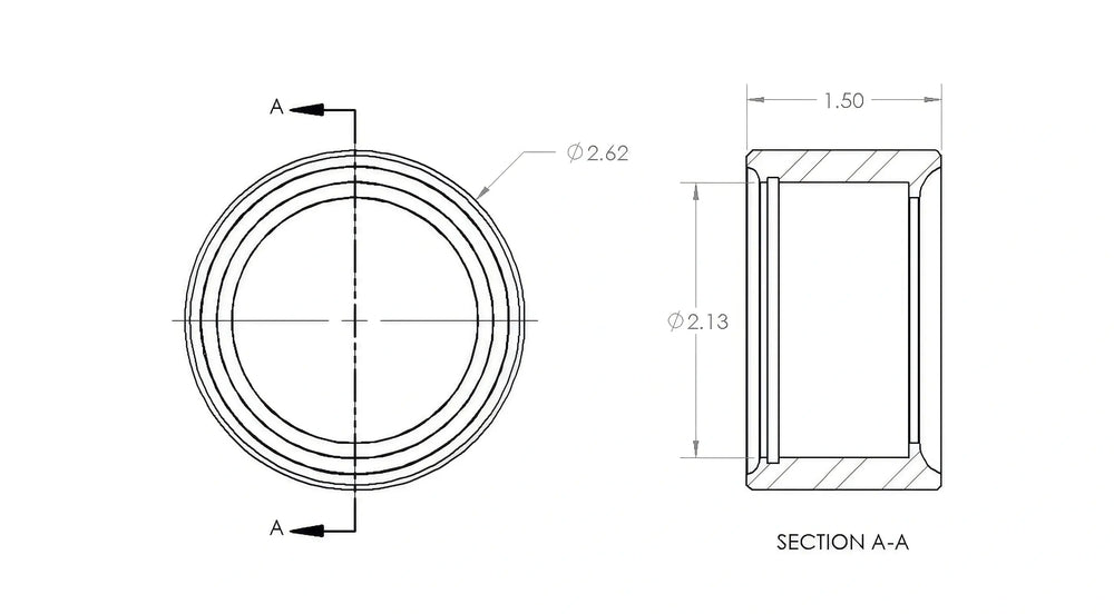 1" Uniball Bearing Cup