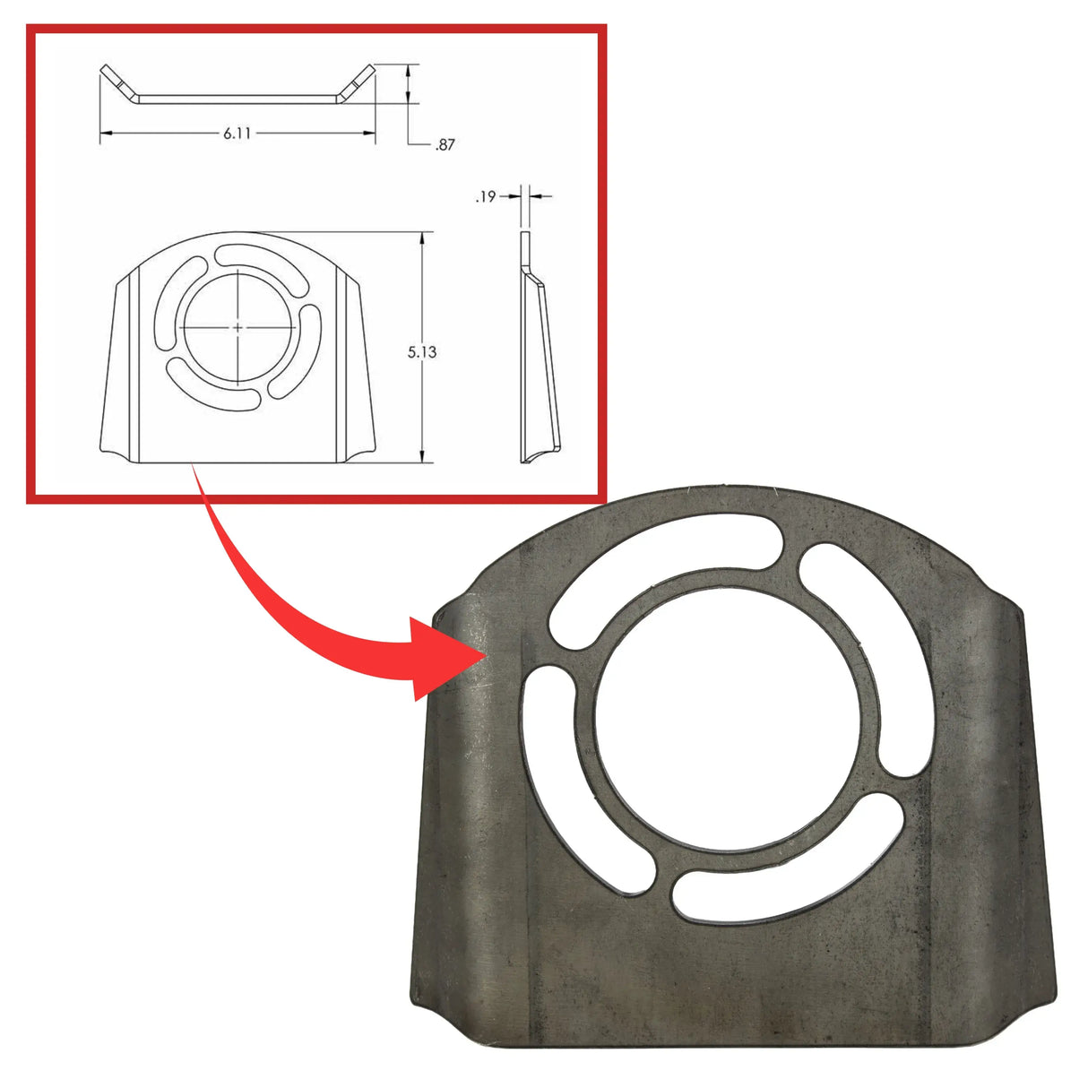 Orbital Steering Valve Mount