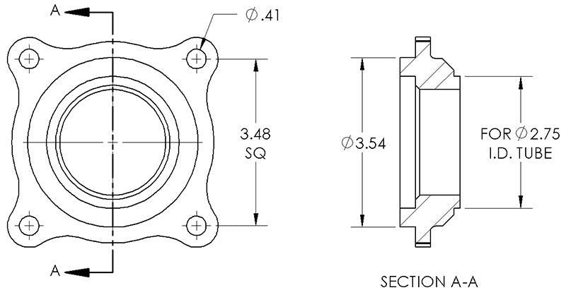 Toyota Semi Float Flange, Pair