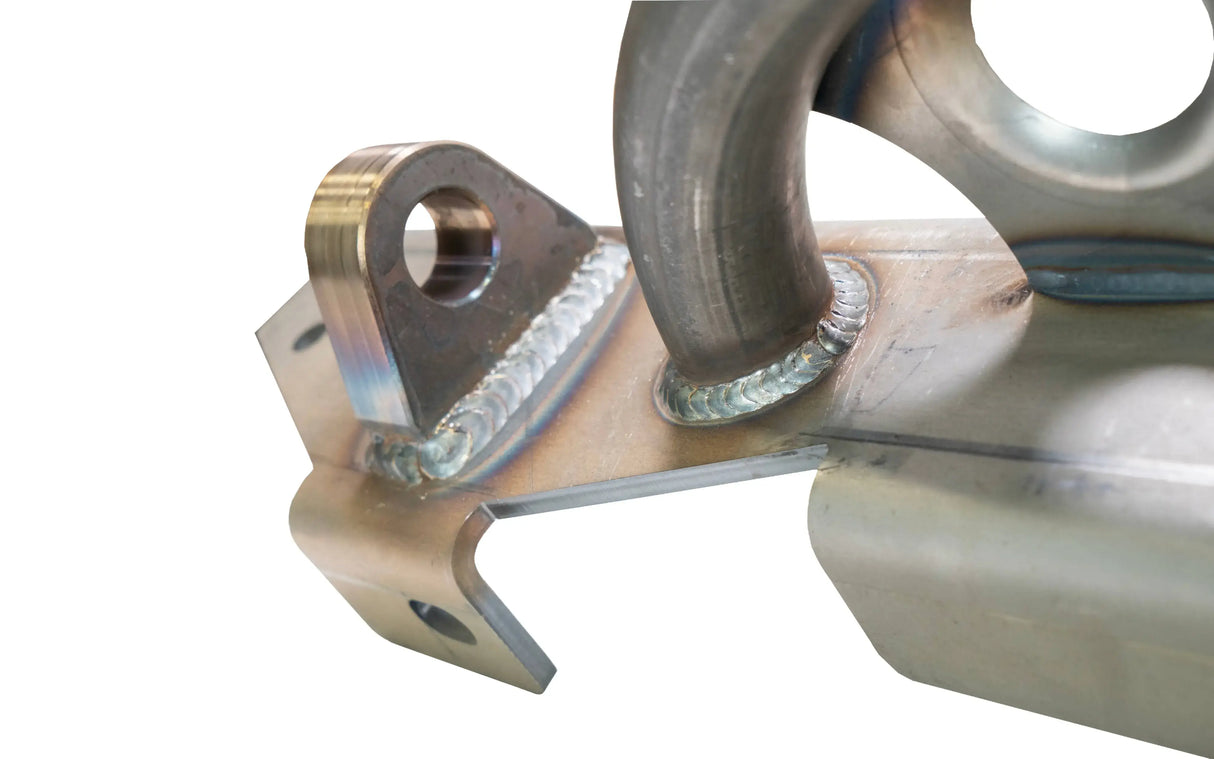 Ruffstuff Loaded Rear Overlay Bumper -Hitch, Dimple Die Step, and D-ring Mounts For Jeep TJ/LJ/YJ