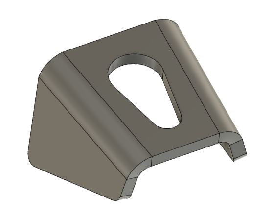 Tie Down Ratchet Strap Bracket - Weld On Flat Mount