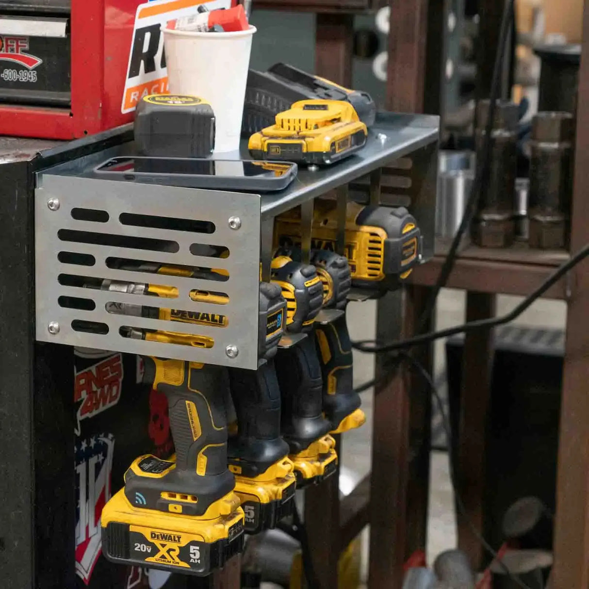 5 Drill/Driver Rack with Shelf