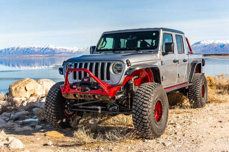 Nighthawk Stinger Front Bumper w- Aluminum Skid for JK, JL, & JT