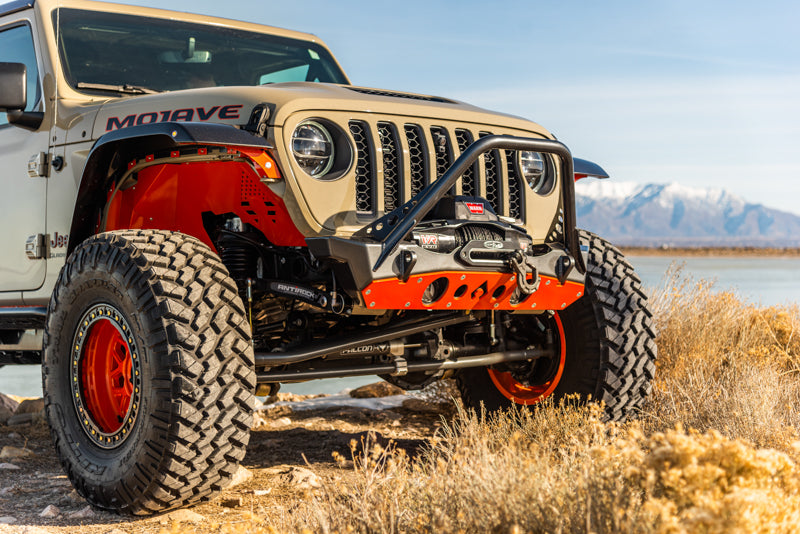 Nighthawk Stinger Front Bumper w- Aluminum Skid for JK, JL, & JT