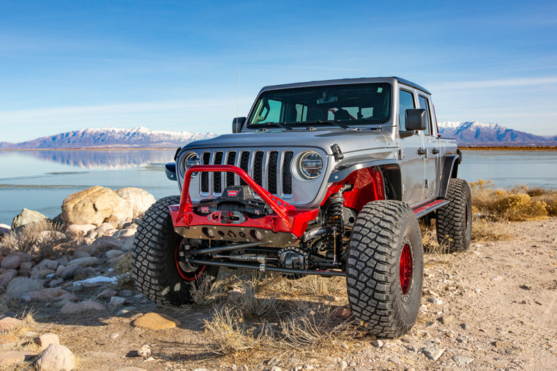 Nighthawk Stinger Front Bumper w- Aluminum Skid for JK, JL, & JT