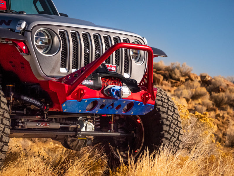 Nighthawk Stinger Front Bumper w- Aluminum Skid for JK, JL, & JT