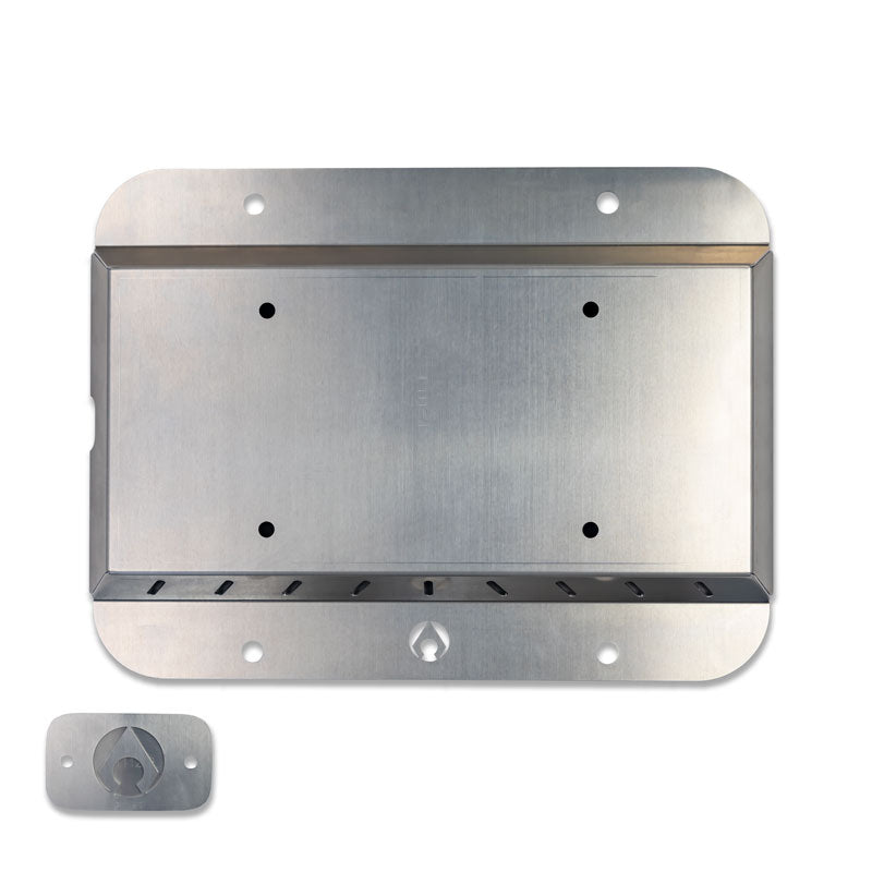 JK Spare Tire Delete Kit - Bare Aluminum