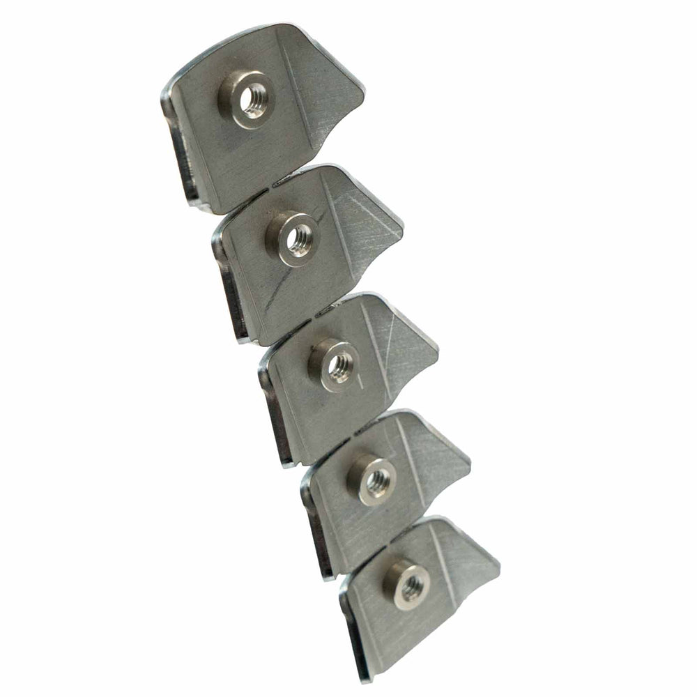 Small Trick Tab with 1/4"x20 Threaded Insert (5 Pack)