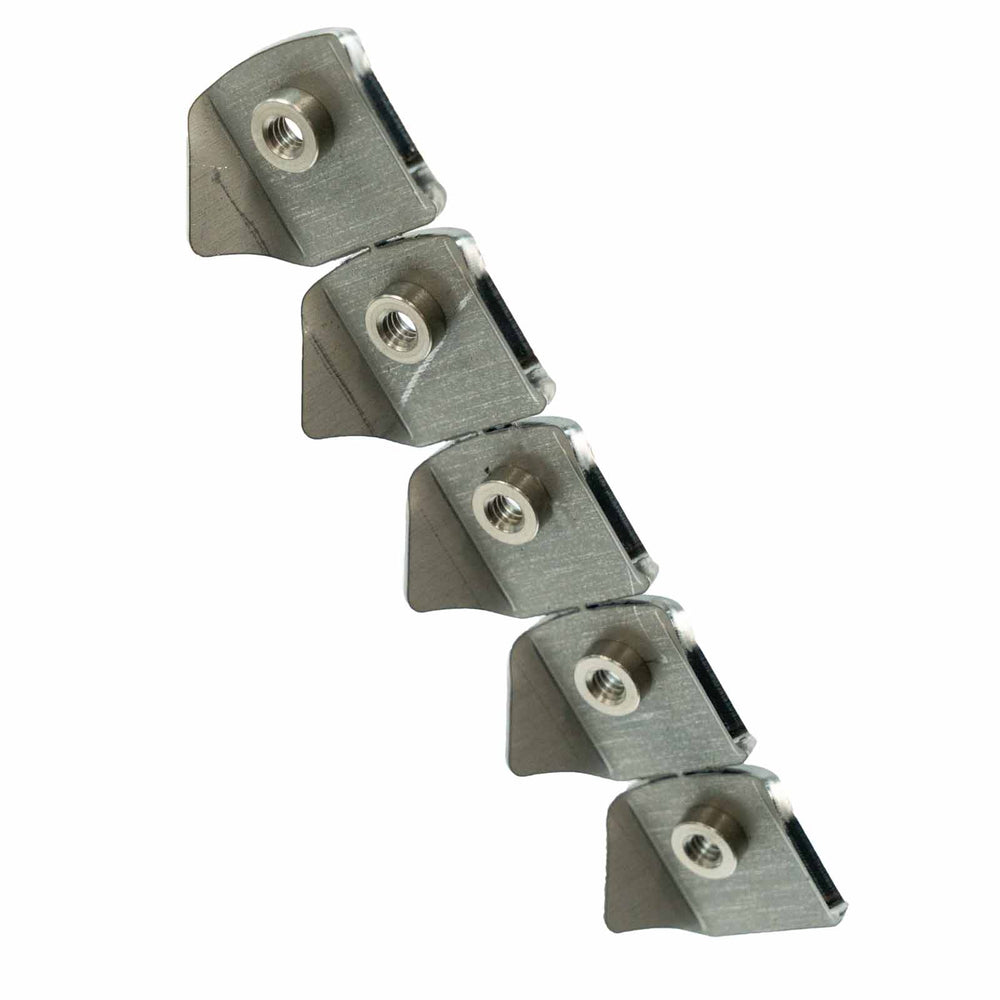 Small Trick Tab with 1/4"x20 Threaded Insert (5 Pack)