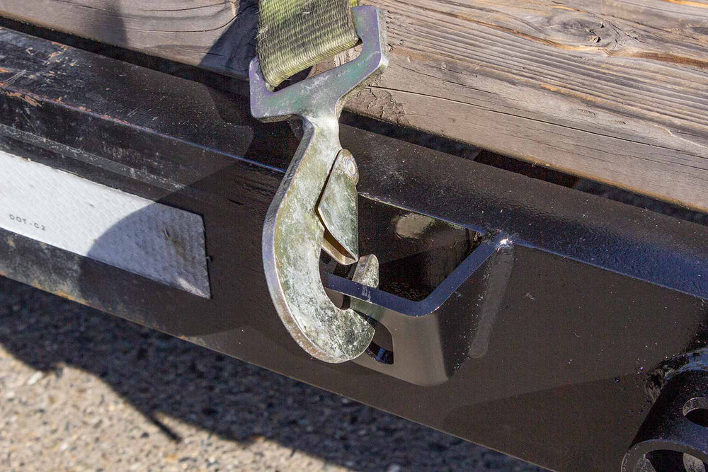 Tie Down Ratchet Strap Bracket - Weld On Flat Mount