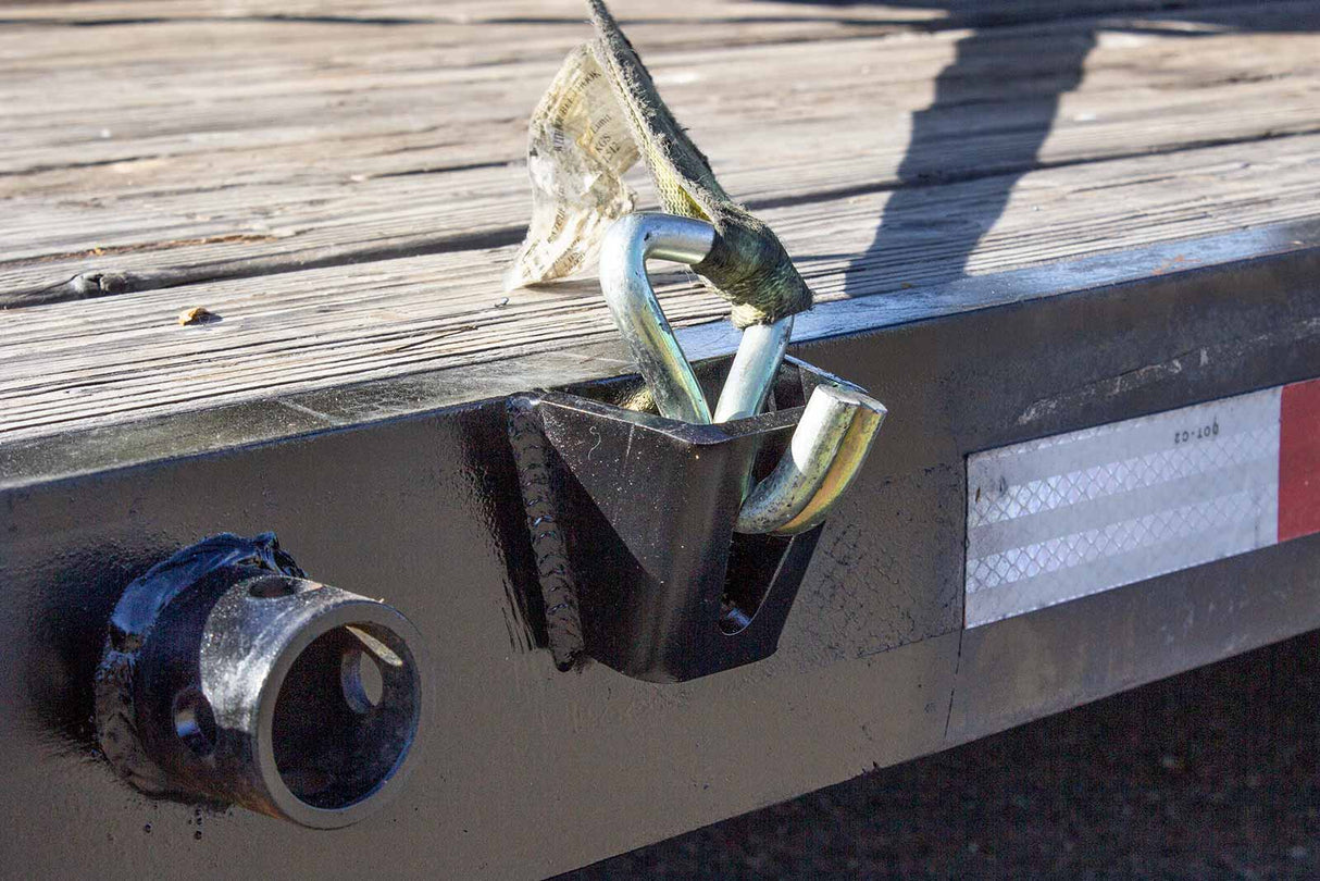 Tie Down Ratchet Strap Bracket - Weld On Flat Mount