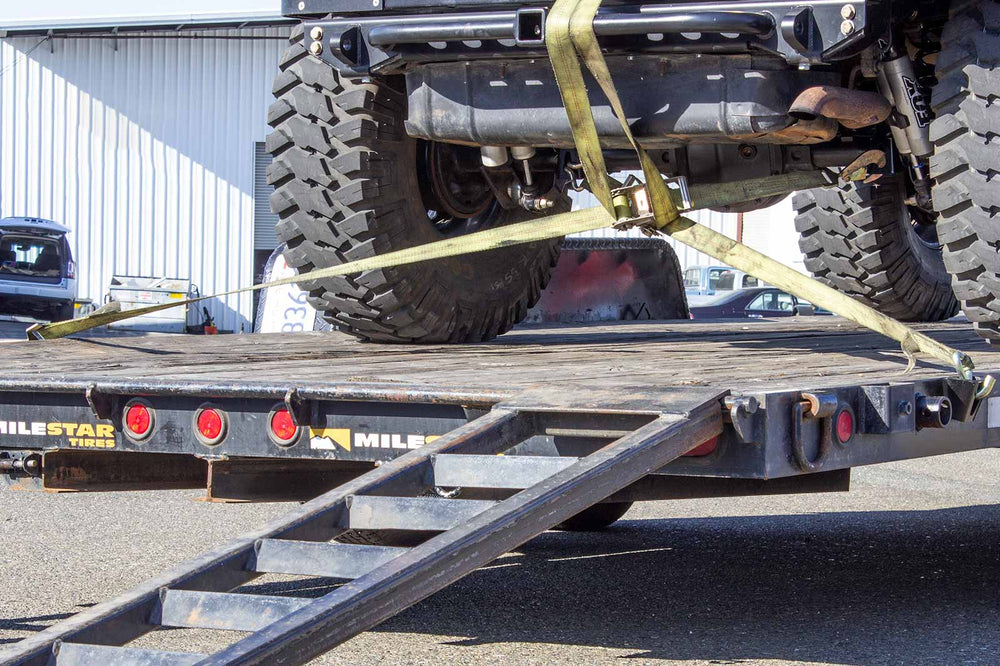 Tie Down Ratchet Strap Bracket - Weld On Flat Mount