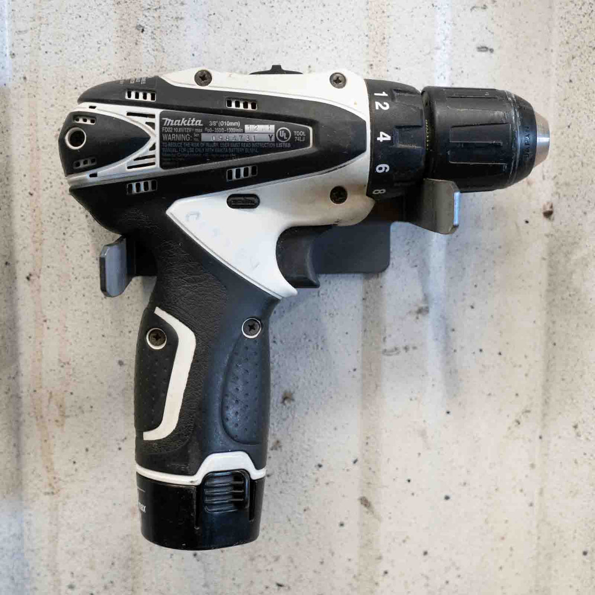 Sideways Single Drill/Driver Holder