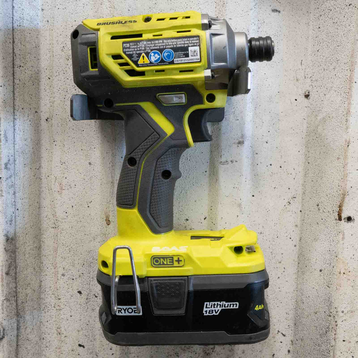 Sideways Single Drill/Driver Holder