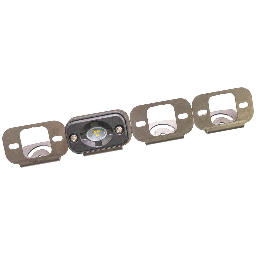 45 Degree Rock Light Mount - 4 Pack