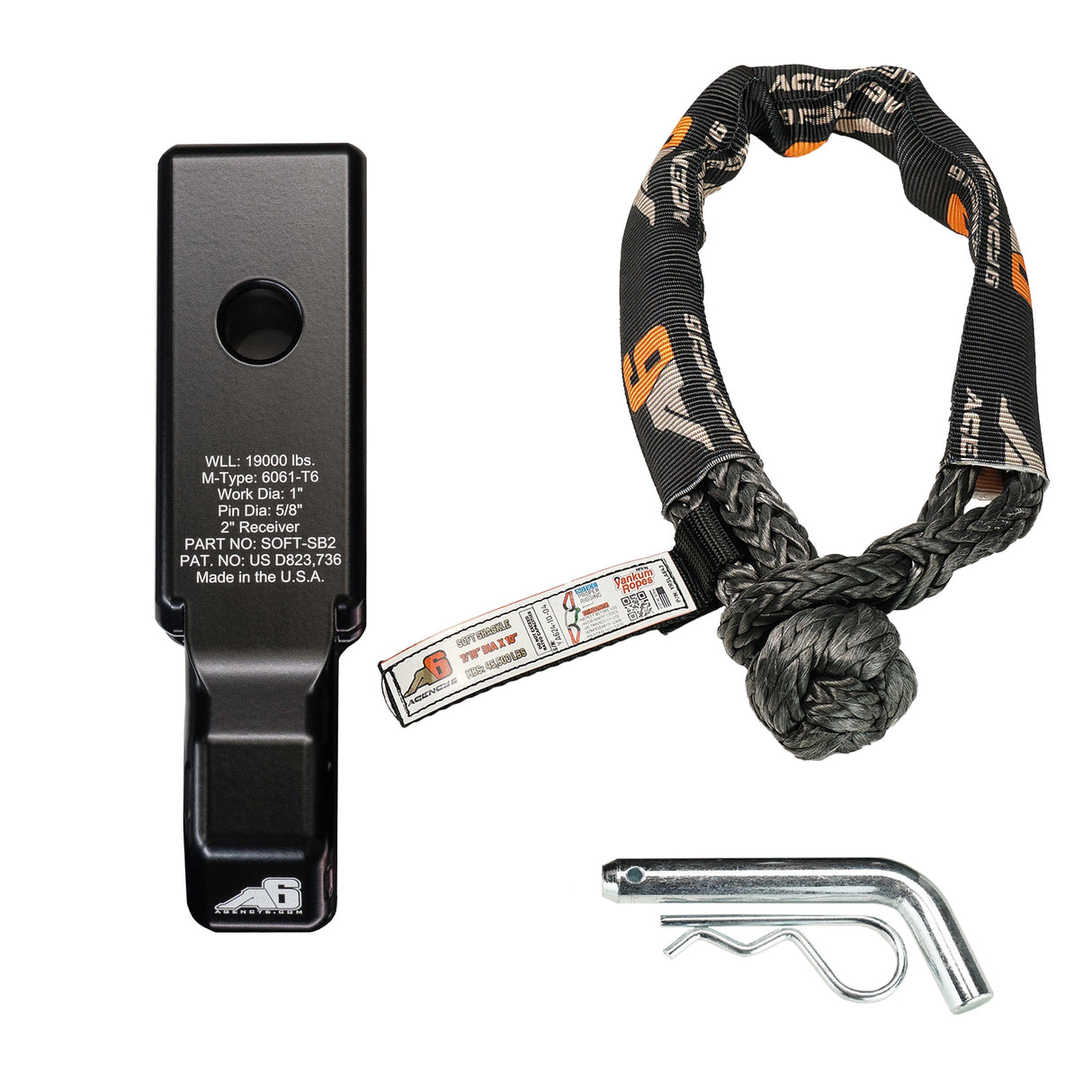 Soft Shackle Block 2" Assembly