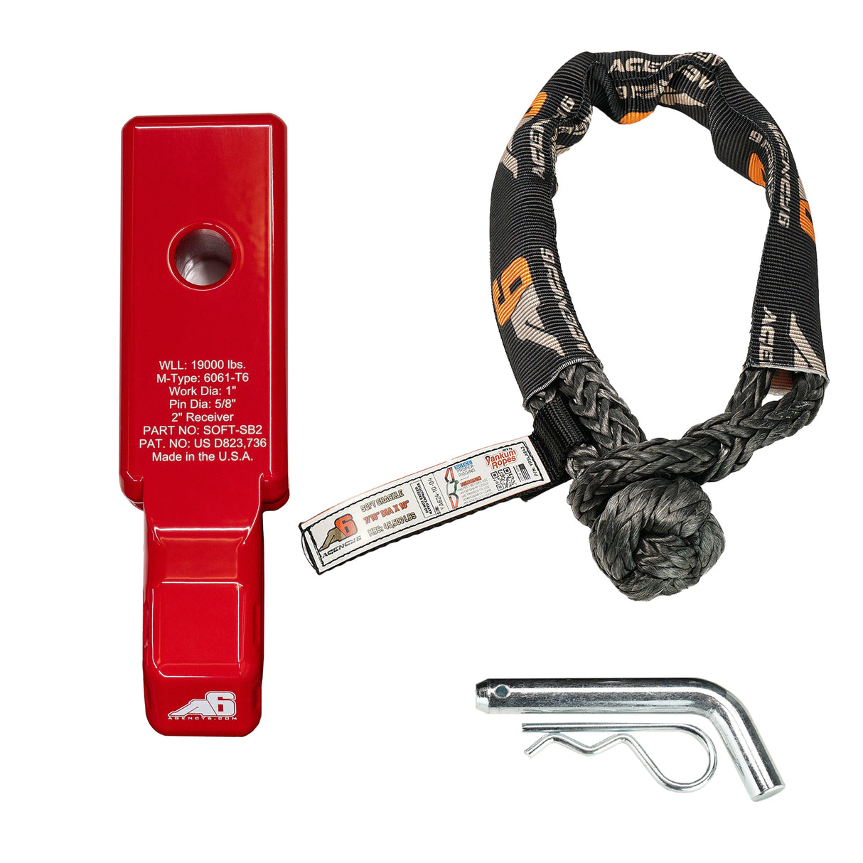 Soft Shackle Block 2" Assembly