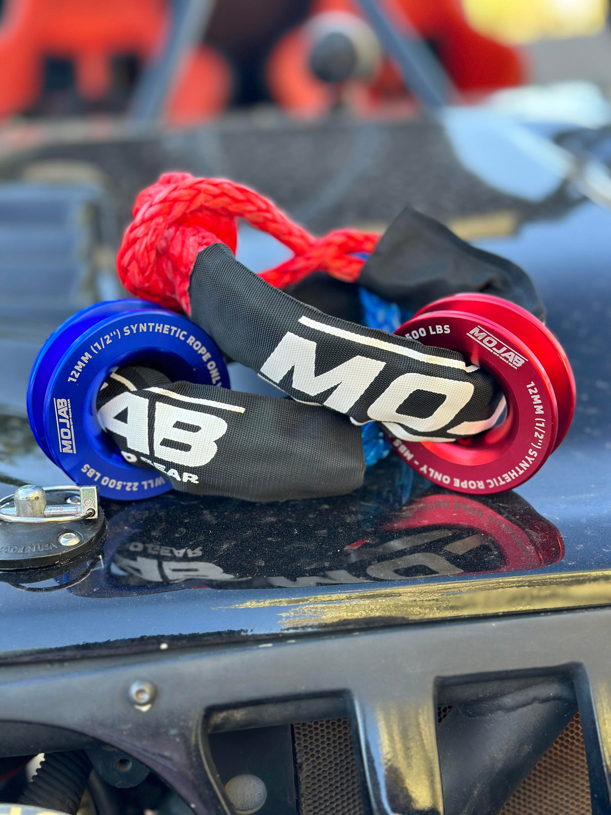 Soft Shackle 1/2'' x 22'' with sleeve and bag (Set of 2 Shackles) (Lifetime Warranty)