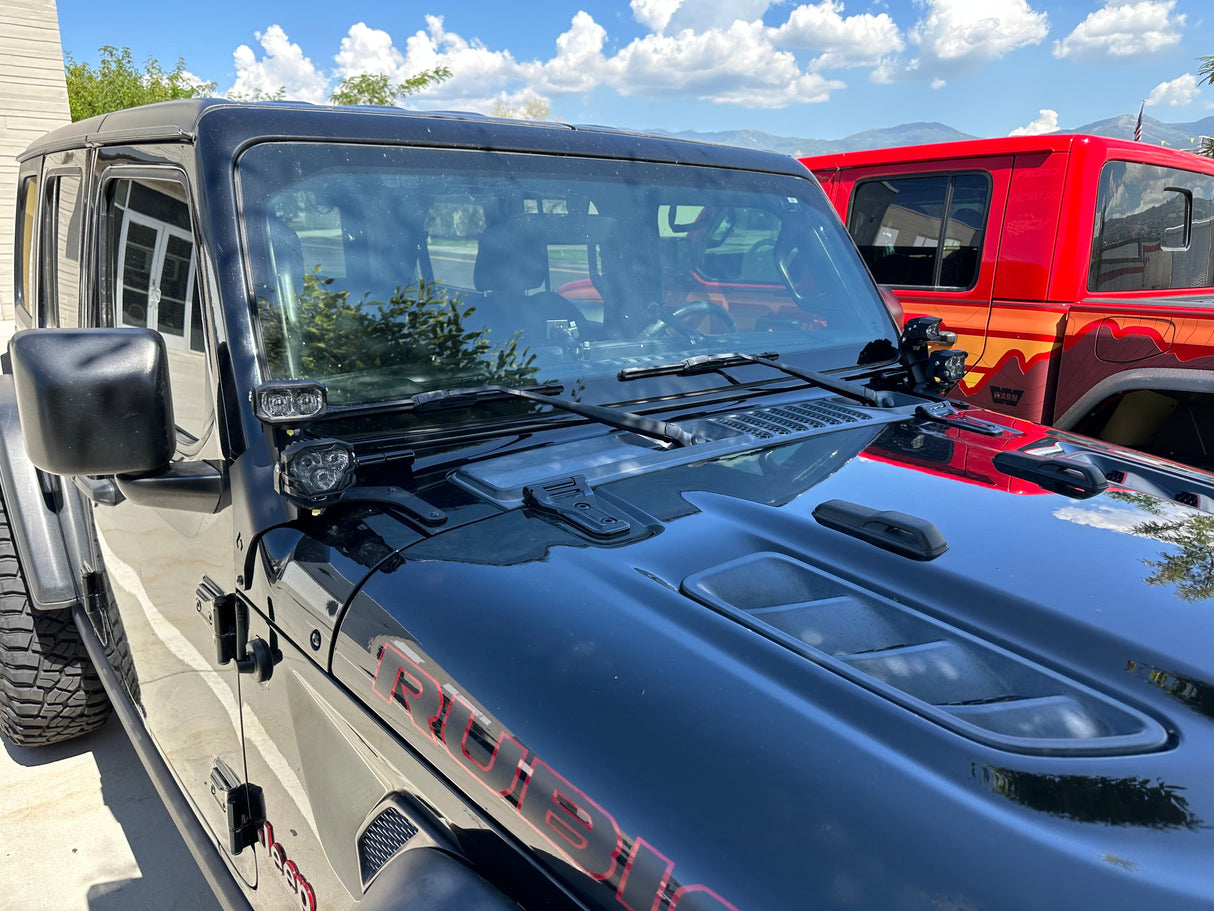 JL-JT A-Pillar Single Surface Light Mount