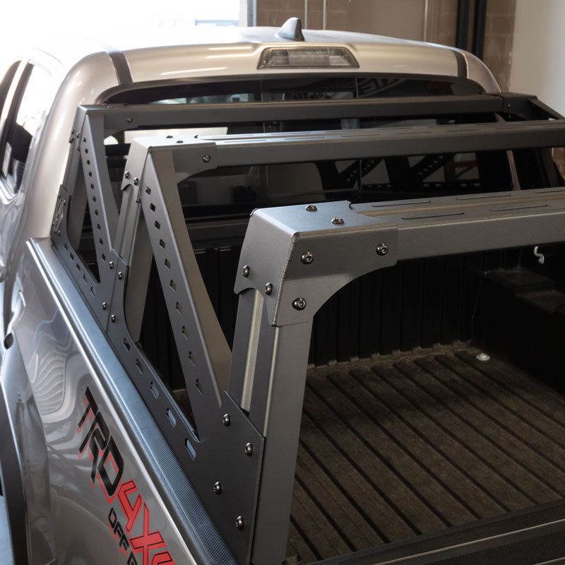 Toyota Tacoma 3G Mid Height Bed Rack - ALUMINUM