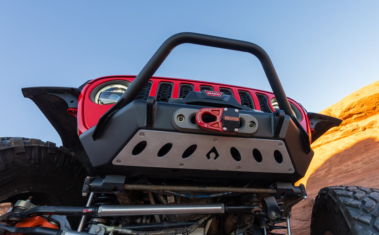 JK JL JT HIGH CLEARANCE FRONT BUMPER with HOOP