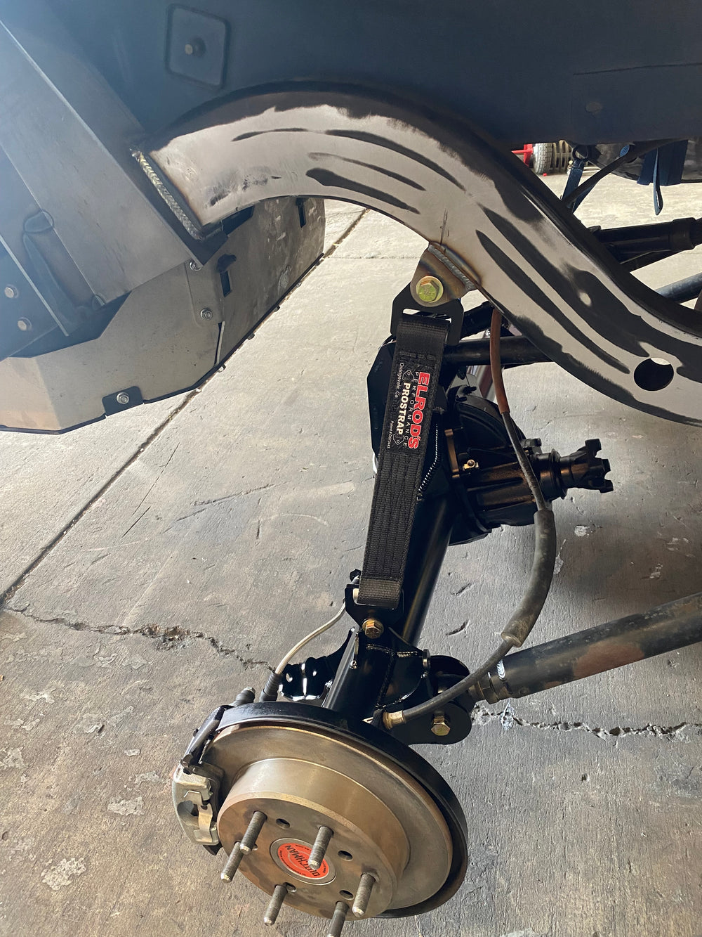 Combo Axle Side Link Bracket - 4-Link Shock Mount 3.5