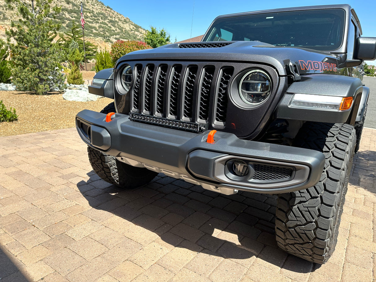 JL-JT Front Bumper 20in Light Mount