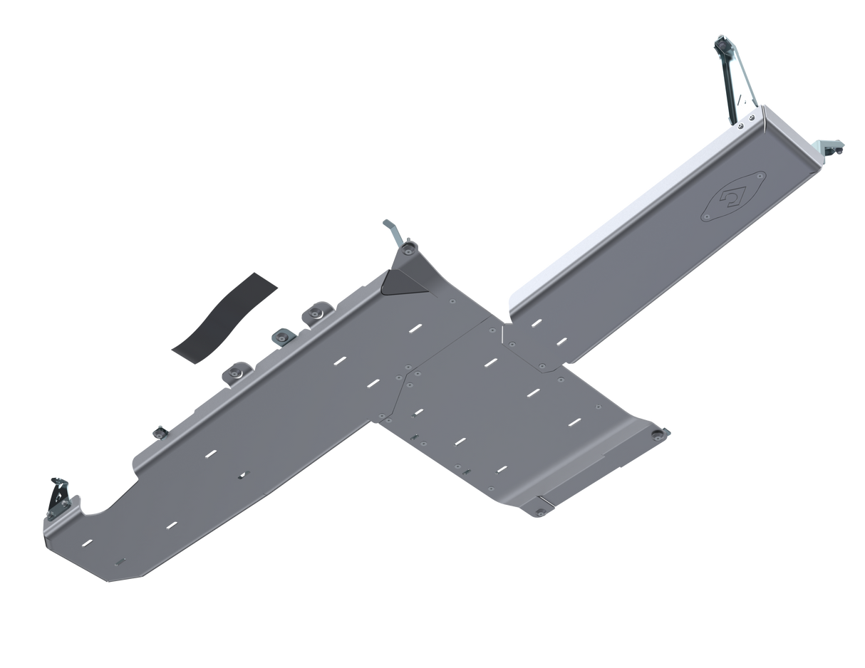 JLU Full Bellypan With Oil Door - 4 door 2.0L ALUMINUM 2018+