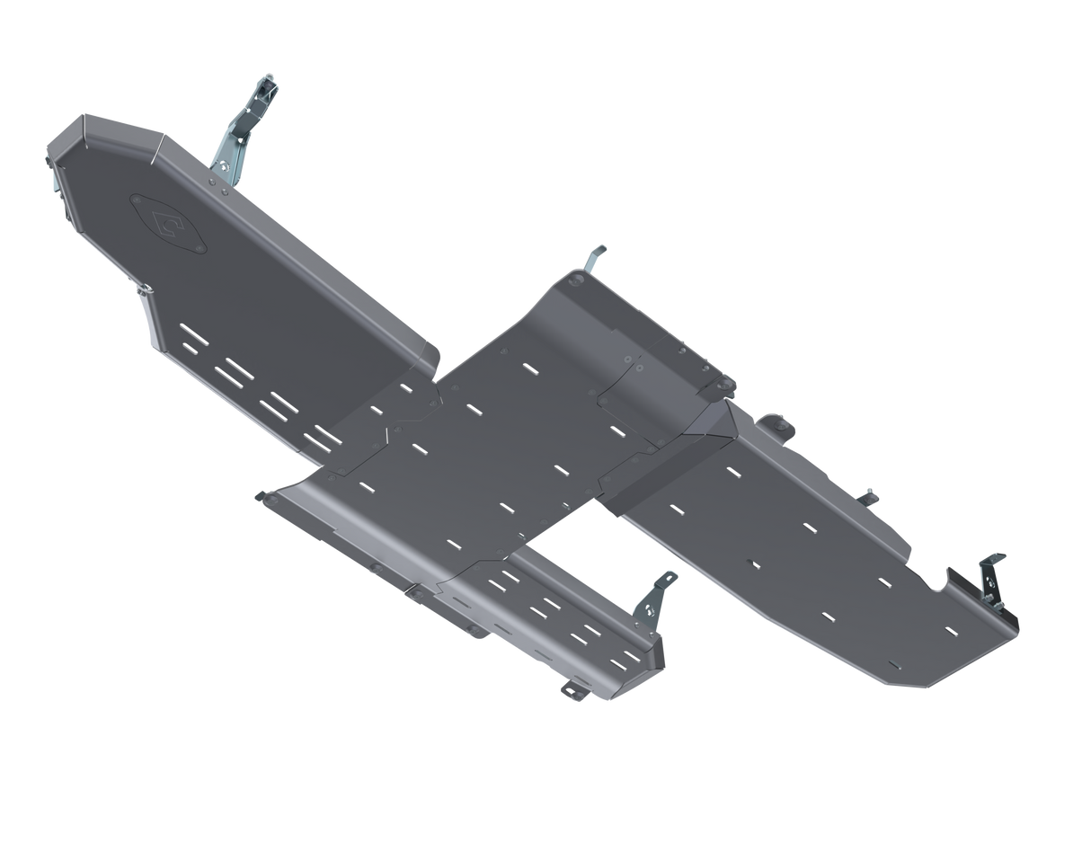 JLU Full Bellypan With Oil Door -  4 door 3.0L Diesel ALUMINUM