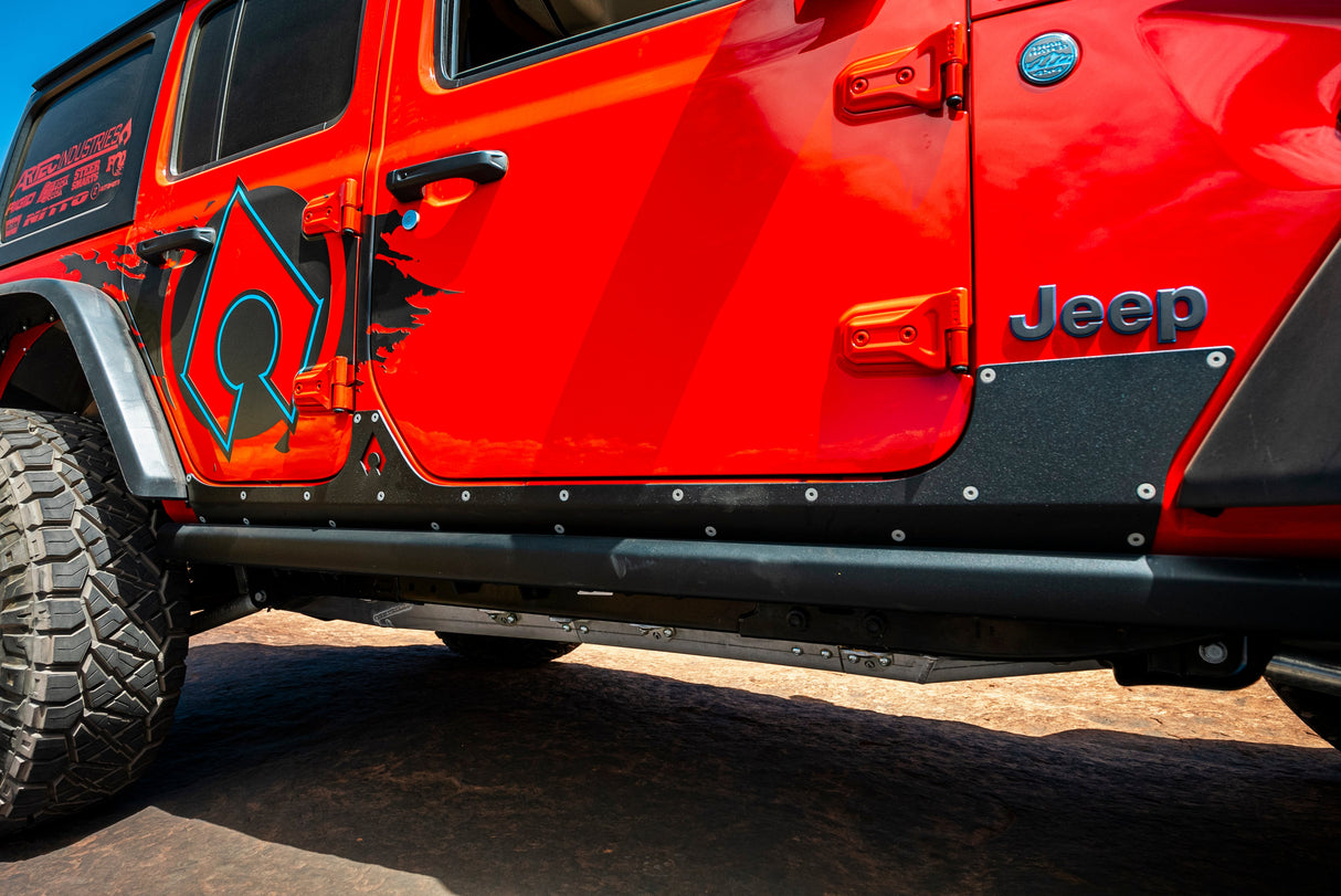 JLU Aluminum Rocker Armor