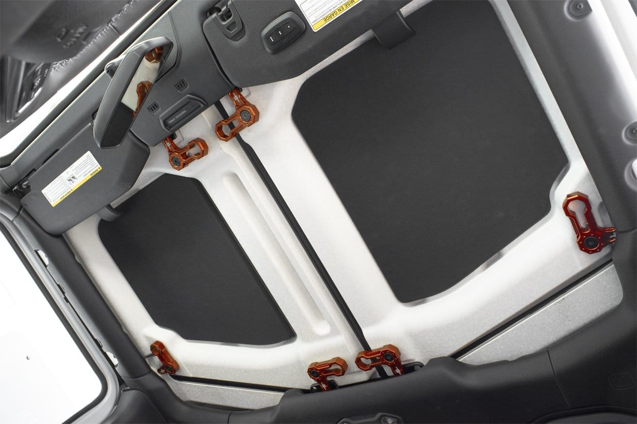 L-SHAPED ROOF LOCKS - JL/JT JEEP (Set of 6) ORANGE – RuffStuff