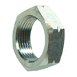 A photo of the R1004, Part Name: 1.25" Jam Nut at an angle off to the left against a white background.