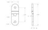 4" Shackle 1/8" Offset