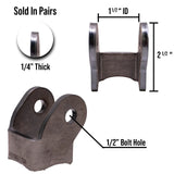 Curved Shock Bracket, Axle