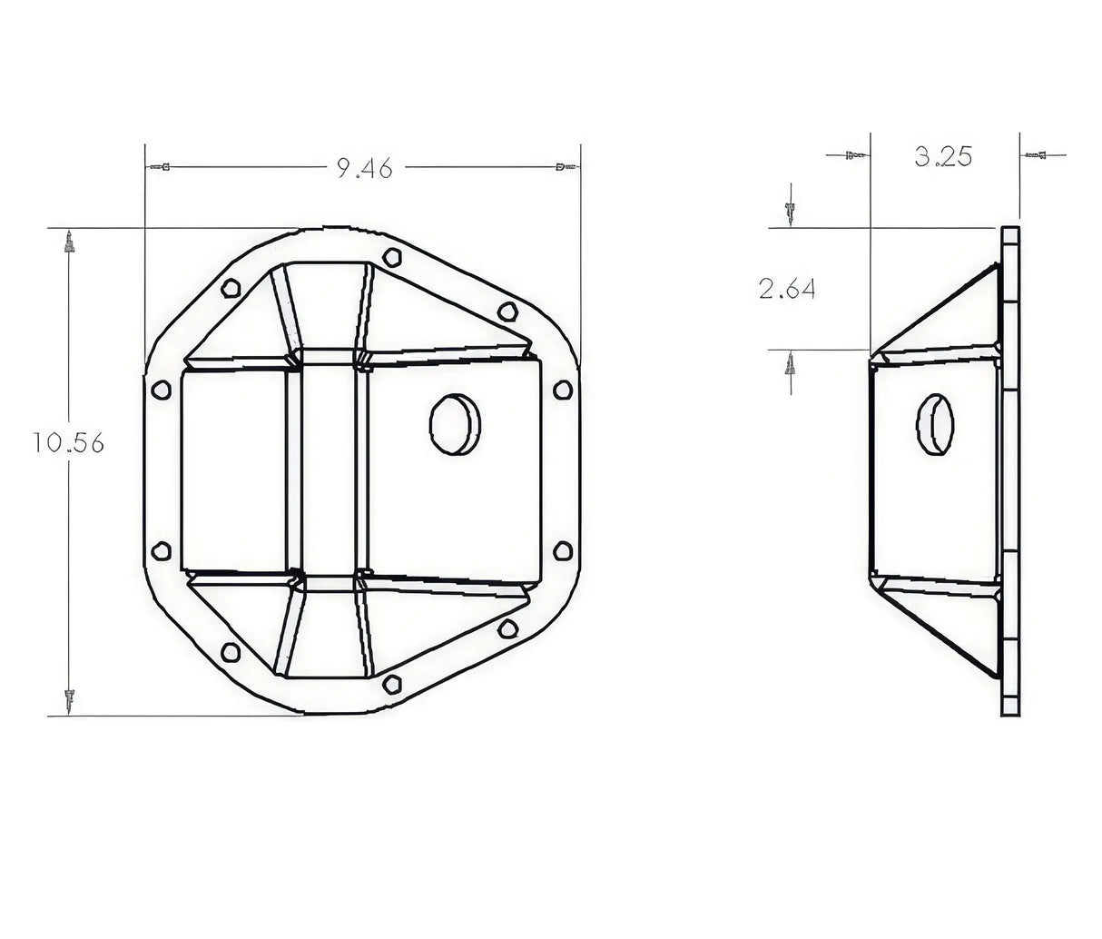 Dana 44 Differential Cover