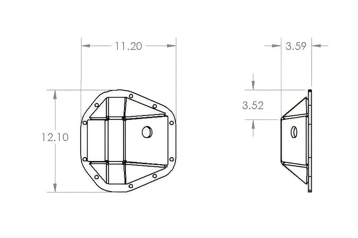 Dana 60 / Dana 70 Differential Cover
