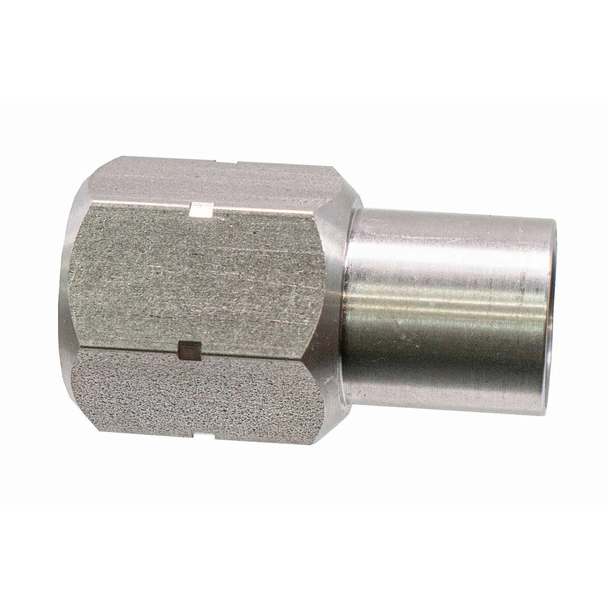 7/8" x 18TPI Left Hand Tube Adapter 1" ID HEX