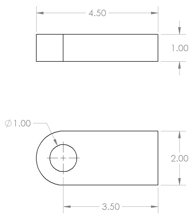 Weld-On Bumper Clevis Mount