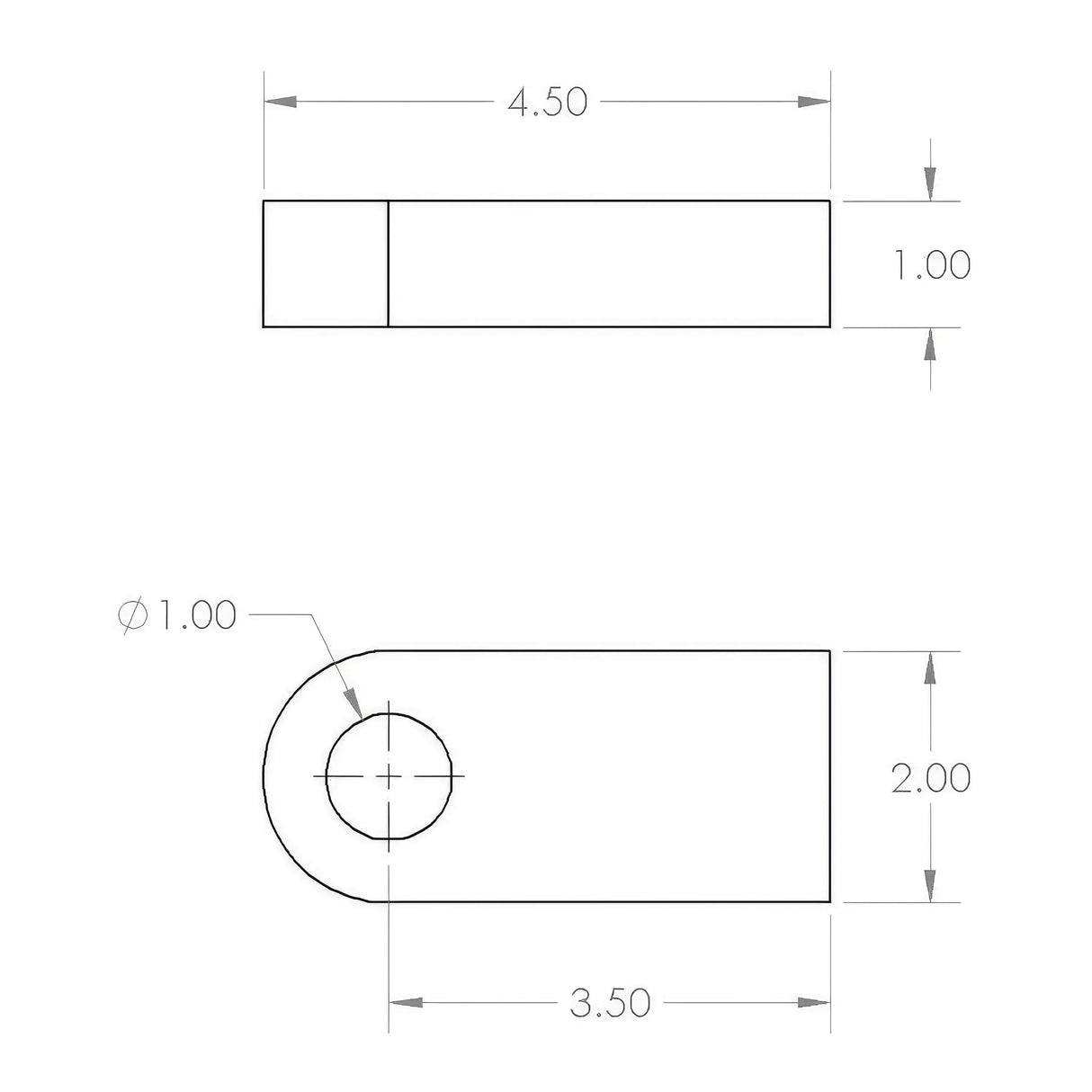 Weld-On Bumper Clevis Mount