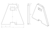 Zip Tie Tab Large, 10 Pack